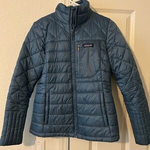 Patagonia Radalie Puff Jacket Pigeon Blue Small